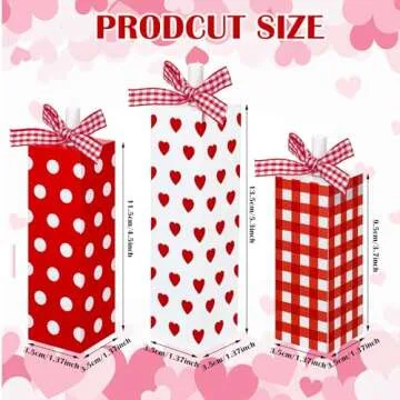 Geetery Valentine's Day Wooden Block Set of 3 for Home Decoration