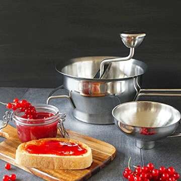 Küchenprofi Stainless Steel Food Mill - Versatile & Durable