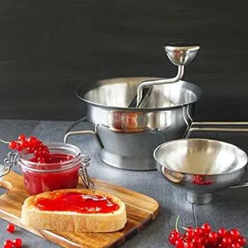 Küchenprofi Stainless Steel Food Mill - Versatile & Durable