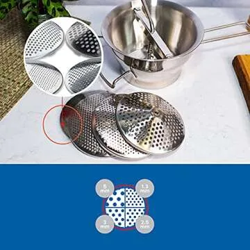 Küchenprofi Stainless Steel Food Mill - Versatile & Durable