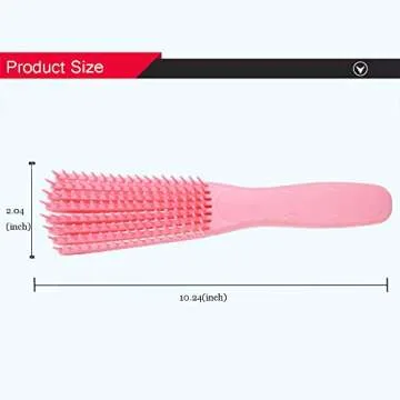 Hair Comb, Massage Comb, Curly Hair Comb, Straight Hair Comb(Pink)