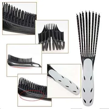 Hair Comb, Massage Comb, Curly Hair Comb, Straight Hair Comb(Pink)