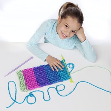Creativity for Kids Learn to Knit Pocket Scarf Kit