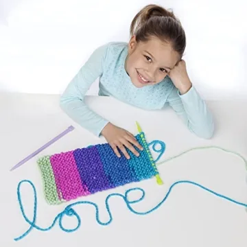 Creativity for Kids Learn to Knit Pocket Scarf Kit