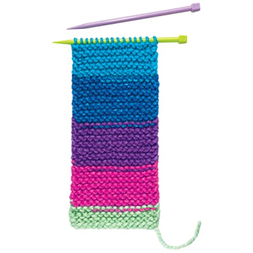 Creativity for Kids Learn to Knit Pocket Scarf Kit