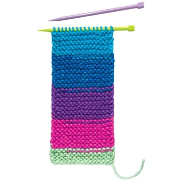 Creativity for Kids Learn to Knit Pocket Scarf Kit