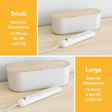 D-Line Cable Management Box for Elegant Cord Control