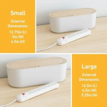 D-Line Cable Management Box for Elegant Cord Control