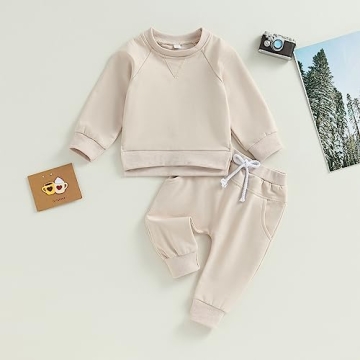 Toddler Fall Winter 2-Piece Outfit for Boys & Girls