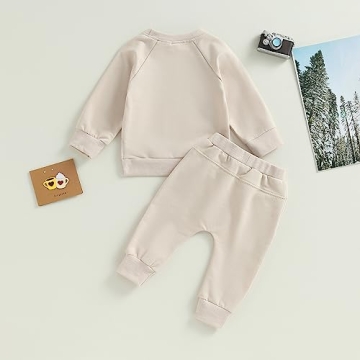 Toddler Fall Winter 2-Piece Outfit for Boys & Girls