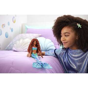 Mattel Disney Toys, Ariel Fashion Doll with Signature Outfit, Inspired by Disney’s The Little Merm...