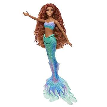 Mattel Disney Toys, Ariel Fashion Doll with Signature Outfit, Inspired by Disney’s The Little Mermaid Movie