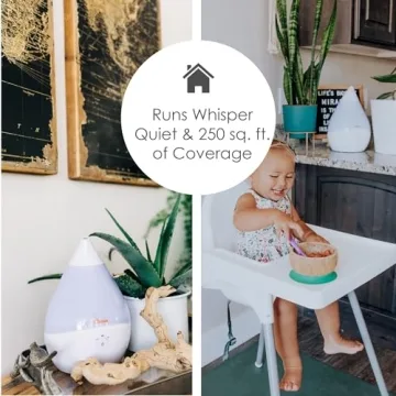 Crane Droplet Ultrasonic Humidifier for Home and Office