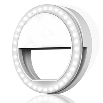 Selfie Ring Light with 36 LED - Dimmable Brightness