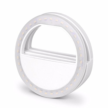 Selfie Ring Light with 36 LED - Dimmable Brightness