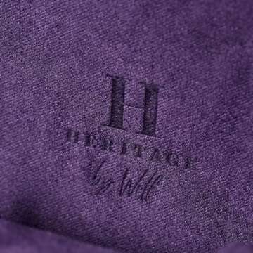 WOLF Heritage Watch Roll - Vegan Leather with Watch Guards