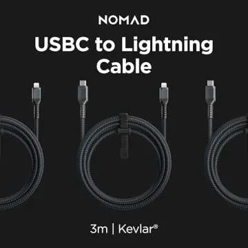 NOMAD Lightning Cable | 3.0 Meters | USB-C to Lightning