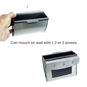 DuraScoop Cat Litter Scoop Caddy - Space-Saving, Wall-Mountable Litter Scoop Holder - Easy Hook Fitting for Pans – Metal Litter Scooper Holder Ensuring Stability