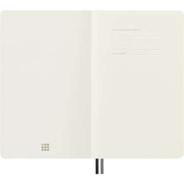 Moleskine Classic Expanded Notebook, Soft Cover, Large (5" x 8.25") Plain/Blank, Black, 400 Pages