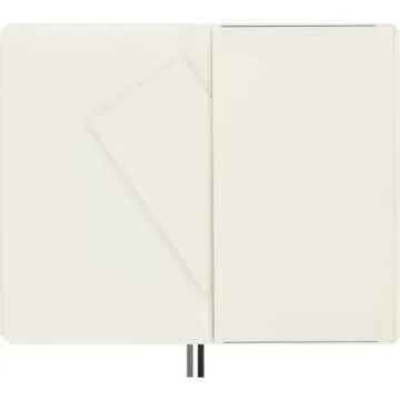 Moleskine Classic Expanded Notebook, Soft Cover, Large (5" x 8.25") Plain/Blank, Black, 400 Pages
