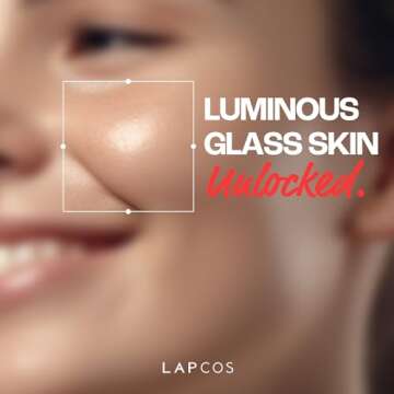 LAPCOS Glutathione Radiance Rescue Mask - Korean Skin Care Mask w/Glutathione, Niacinamide & Peptide...