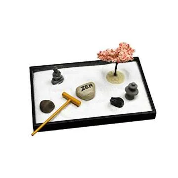 Nature's Mark Mini Zen Garden Kit - Tranquil Desk Decor