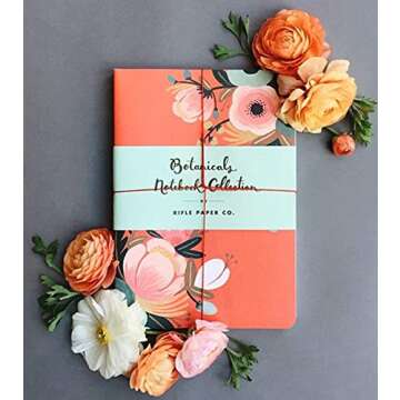 Botanicals Notebook Collection : Set of 3 Floral Paperback Notebooks by Rifle Paper Co. : (Floral Notebook Sets, Diary Notebooks, Paperback Notebooks)