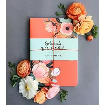 Botanicals Notebook Collection : Set of 3 Floral Paperback Notebooks by Rifle Paper Co. : (Floral Notebook Sets, Diary Notebooks, Paperback Notebooks)