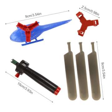 VETE 8 Pack Planes Toys Flying Toy Helicopter for Kids Toddlers, 360° Rotating Helicopter Airplane Toys for Boys Girls, Bulk Toys Party Favors Classroom Prizes, Pinata Fillers,Goodie Bag Stuffers