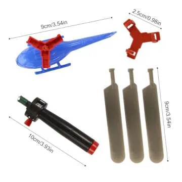 VETE 8 Pack Planes Toys Flying Toy Helicopter for Kids Toddlers, 360° Rotating Helicopter Airplane Toys for Boys Girls, Bulk Toys Party Favors Classroom Prizes, Pinata Fillers,Goodie Bag Stuffers