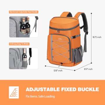 Maelstrom 35 Can Insulated Backpack Cooler for Outdoor Fun