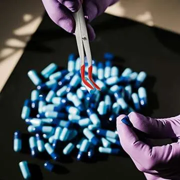 2 Piece Tweezers with Rubber Tips Set - Bent and Straight Flat Tips Tweezers PVC Coated for Stamp Coins Jewelry Crafts, Electronics(Silver, Red)