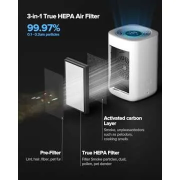 Airversa True HEPA Air Purifier for Homes Up to 1,050 Sq Ft