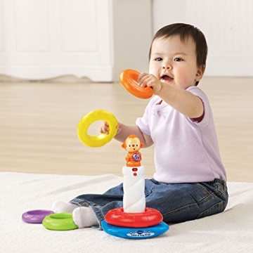 VTech Stack and Sing Rings - Fun Learning Toy for Babies