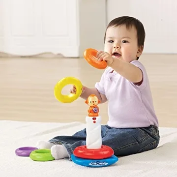 VTech Stack and Sing Rings - Fun Learning Toy for Babies