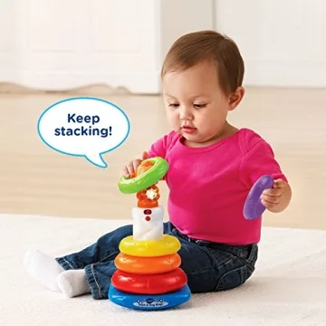 VTech Stack and Sing Rings - Fun Learning Toy for Babies