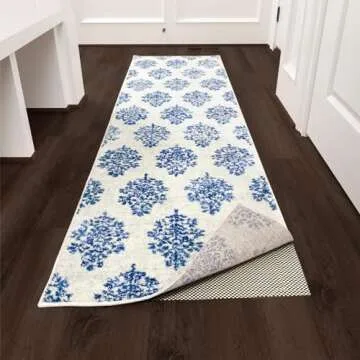 Veken Runner Rug Pad Gripper for Hardwood Floors, Non Slip 2x8 Ft Rug Pads for Area Rugs, Thick Rug Grippers for Tile Floors, Under Carpet Anti Skid Mat, Keep Your Rugs Safe and in Place