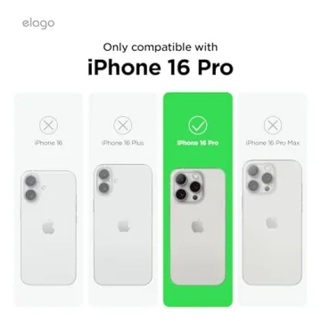 elago iPhone 16 Pro Silicone Case - Slim & Shockproof
