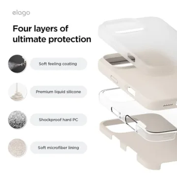 elago iPhone 16 Pro Silicone Case - Slim & Shockproof