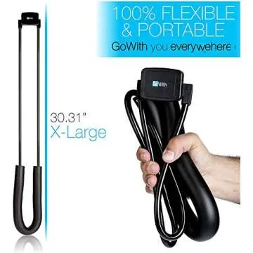 GOWITH Magnetic Tablet & Cell Phone Holder, Mobile Phone Stand, Lazy Bracket for Table, Bed, Car & Bike, Adjustable Rotating Gooseneck Mount with Flexible, Collapsible and Portable Design