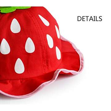 UltraKey Bucket Hat, Fashion Baby Kids Boys Girls Strawberry Cap Toddler Spring Bucket Hat Sun Cap