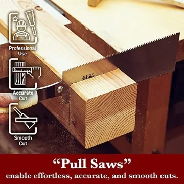 SUIZAN Japanese Pull Saw for Precision Woodworking Projects