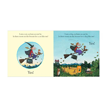 Interactive 'Room on the Broom' Push Pull Slide Book for Kids