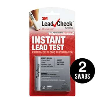3M LeadCheck Swabs for Quick Lead Testing, 8-Pack