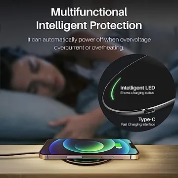 TOZO W1 Wireless Charger, 10W Qi-Certified Charging Pad