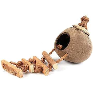 Eco-Friendly Hanging Bird House for Pet Birds and Small Animals