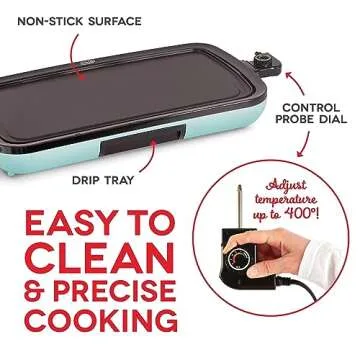 DASH Everyday Electric Griddle - Cook Pancakes & More