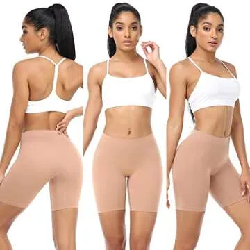 BESTENA Slip Shorts for Women Under Dresses - Seamless Comfort