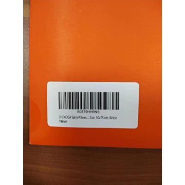 EHEYCIGA Satin Pillowcase Set for Queen Pillows, 2 Pack