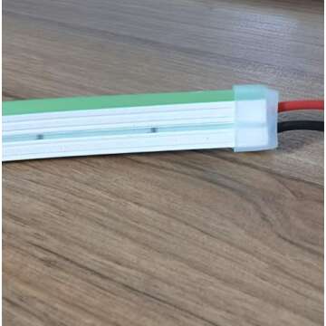 99 Lighting 200pcs /lot 10mm Silicone SMD 5050 Waterproof LED Tube Strip Light and 6mm 6x12mm LED Neon Flex End Cap Cover (for 6x12mm with Holes)